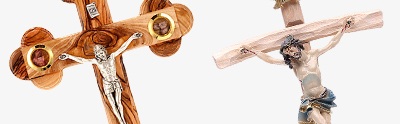 Wooden crucifixes