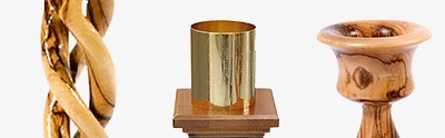 Candelieri olivo, legno Candelieri olivo, legno