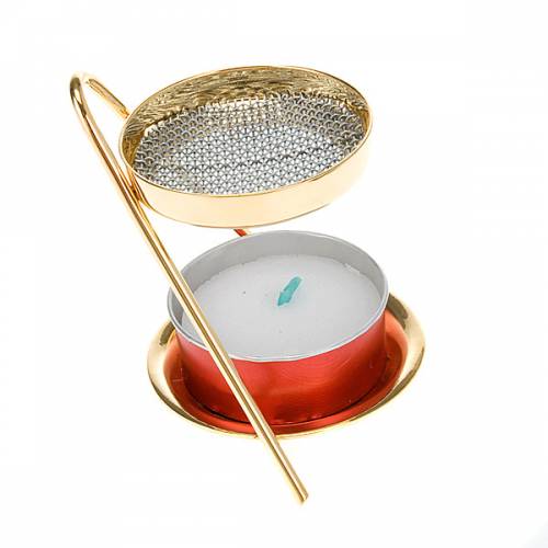 Zed shape tealight incense burner online sales on HOLYART.co.uk