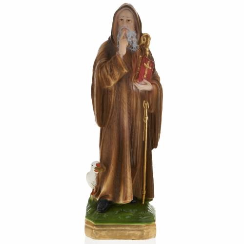 Saint Benedict statue in plaster, 30 cm | online sales on HOLYART.com