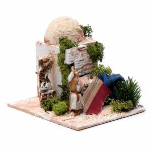Moranduzzo Figurine Vendeur De Poulets Pour Crèche 12 Cm - Échelle 1:15 - Peinture Main, Fabriqué En Italie - Sculpteur M. Landi - 6