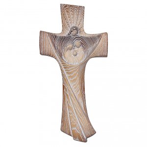 Croix De La Famille Ambiente Design Bois Val Gardena Peintures à L'eau