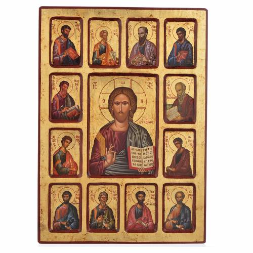 Serigraph Icon with Christ and the Apostles | online sales on HOLYART.com