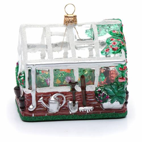 Blown glass Christmas ornament, greenhouse online sales on