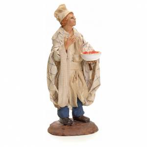Uomo con ombrello terracotta 18 cm presepe napoletano | vendita online