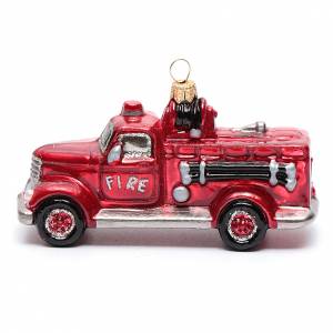 Camion Vintage Rosso con Decorazione Albero di Natale, Modello di Camion Retrò in Metallo Fatto a Mano, Decorazione Creativa per Scrivania e Casa